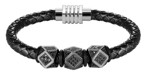 Triangle Geometric Section With Magnetic Buckle Bracelets with 4 Different Models