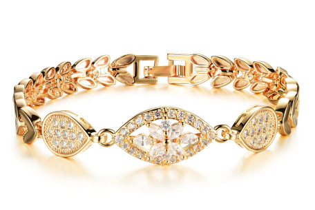 Luxury Gold Color Chain Link Bracelet for Women
