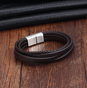 Multi Layer of Genuine Leather Bracelet