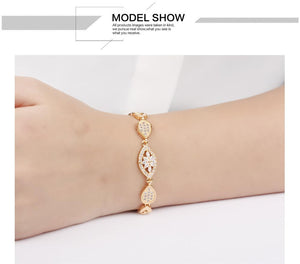 Luxury Gold Color Chain Link Bracelet for Women