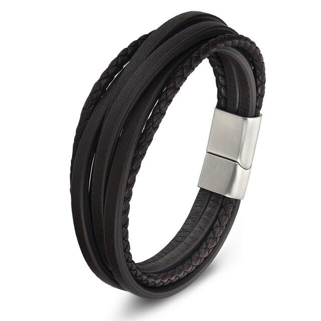 Multi Layer of Genuine Leather Bracelet