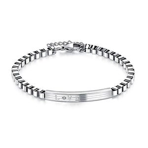 New Fashion Hollow Box Chain Link Couple Bracelet