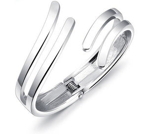 Occident Style Smooth Opening Bangle Fashion For Women with 2 Different Style