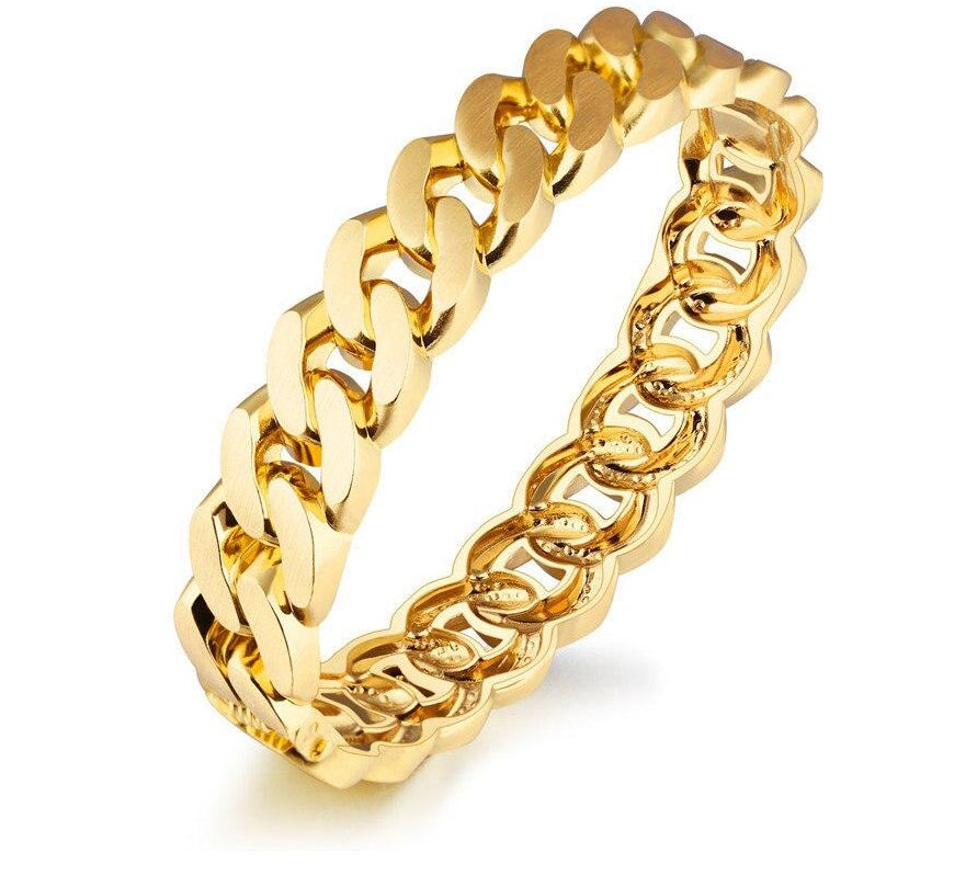 Simple Style Bicycle Chain Silver/Gold Color Bracelet For Women