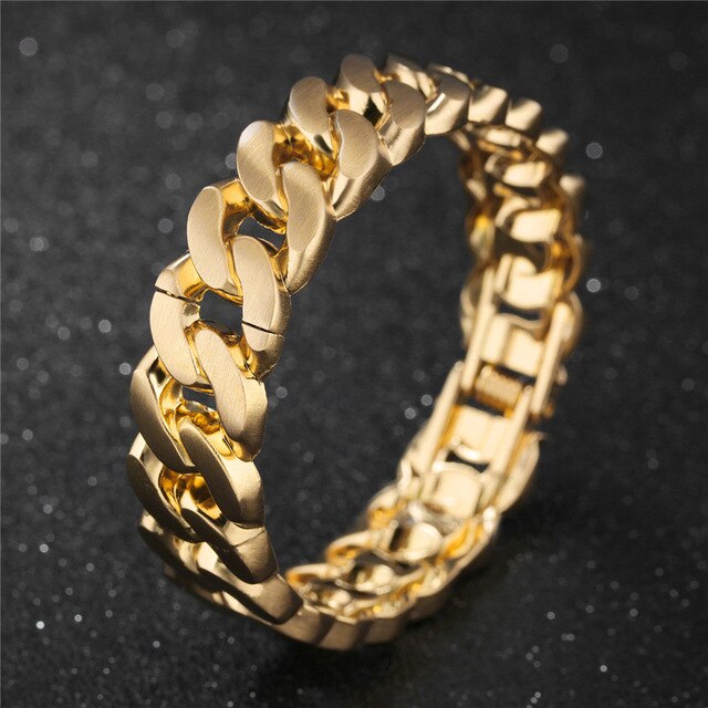 Simple Style Bicycle Chain Silver/Gold Color Bracelet For Women